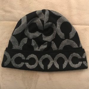 Coach Glittery C Beanie